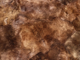 Brown Sheepskin Rug, +/- 200 x 250 cm (21)
