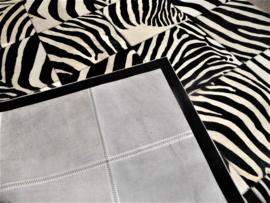 Zebra Patchwork Rug