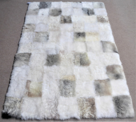 Mélange Shorn Sheepskin Rug, 140 x 200 cm