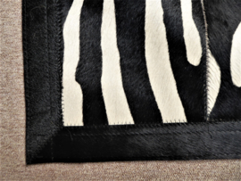 Zebra Patchwork Tapijt, 90 x 210 cm
