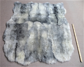 Grey Shorn Sheepskin Rug, +/- 170 x 195 cm