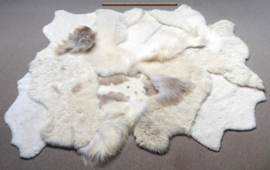 Mélange Blizzard Sheepskin Rug, +/- 170 x 225 cm (255)