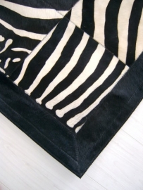 Zebra Patchwork Rug