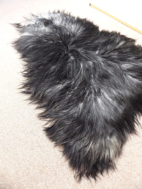 Black-Grey Curly Sheepskin M (5037)