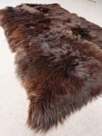 Brown Quadruple Sheepskin Rug, +/- 120 x 195 cm