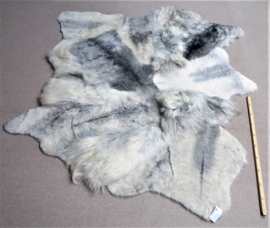 Grey Blizzard Sheepskin Rug, +/- 190 x 220 cm (89)