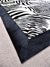 Zebra Patchwork Rug, 140 x 200 cm