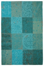 Vintage tapijt Multi Azur