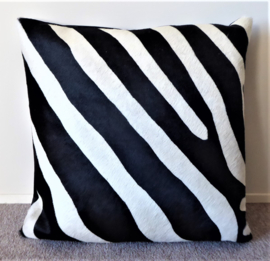 Zebra Printed Cowhide Cushion (12)
