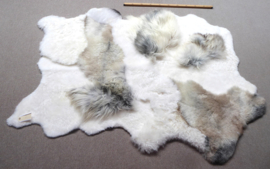 Mélange Blizzard Sheepskin Rug, +/- 135 x 190 cm (50)