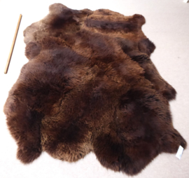 Brown Sheepskin Rug, +/- 150 x 200 cm (61)