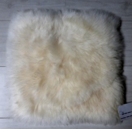 Chair Pad Icelandic Sheepskin, White, Shorn