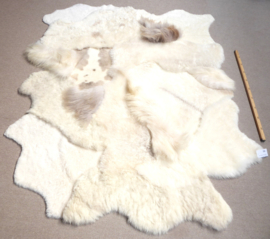 Mélange Blizzard Sheepskin Rug, +/- 170 x 225 cm (255)