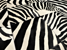 Zebra Patchwork Rug