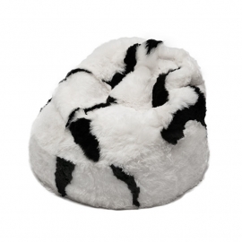 Light Spotted Shorn Sheepskin Bean Bag