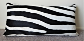Zebra Printed Cowhide Cushion (7)