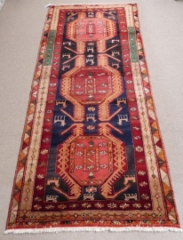 Hamadan Rug, 134 x 304 cm