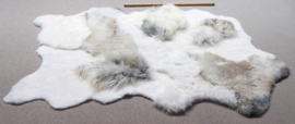 Mélange Blizzard Sheepskin Rug, +/- 135 x 190 cm (50)
