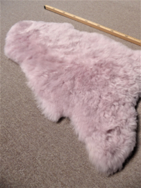 Pale Pink Shorn Sheepskin S (233)