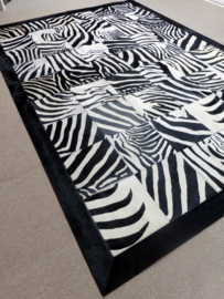 Zebra Patchwork Rug, 200 x 290 cm