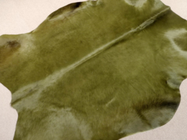 Olive Green Cowhide