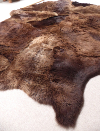 Brown Sheepskin Rug, +/- 200 x 250 cm (26)