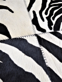 Zebra Patchwork Rug, 140 x 200 cm