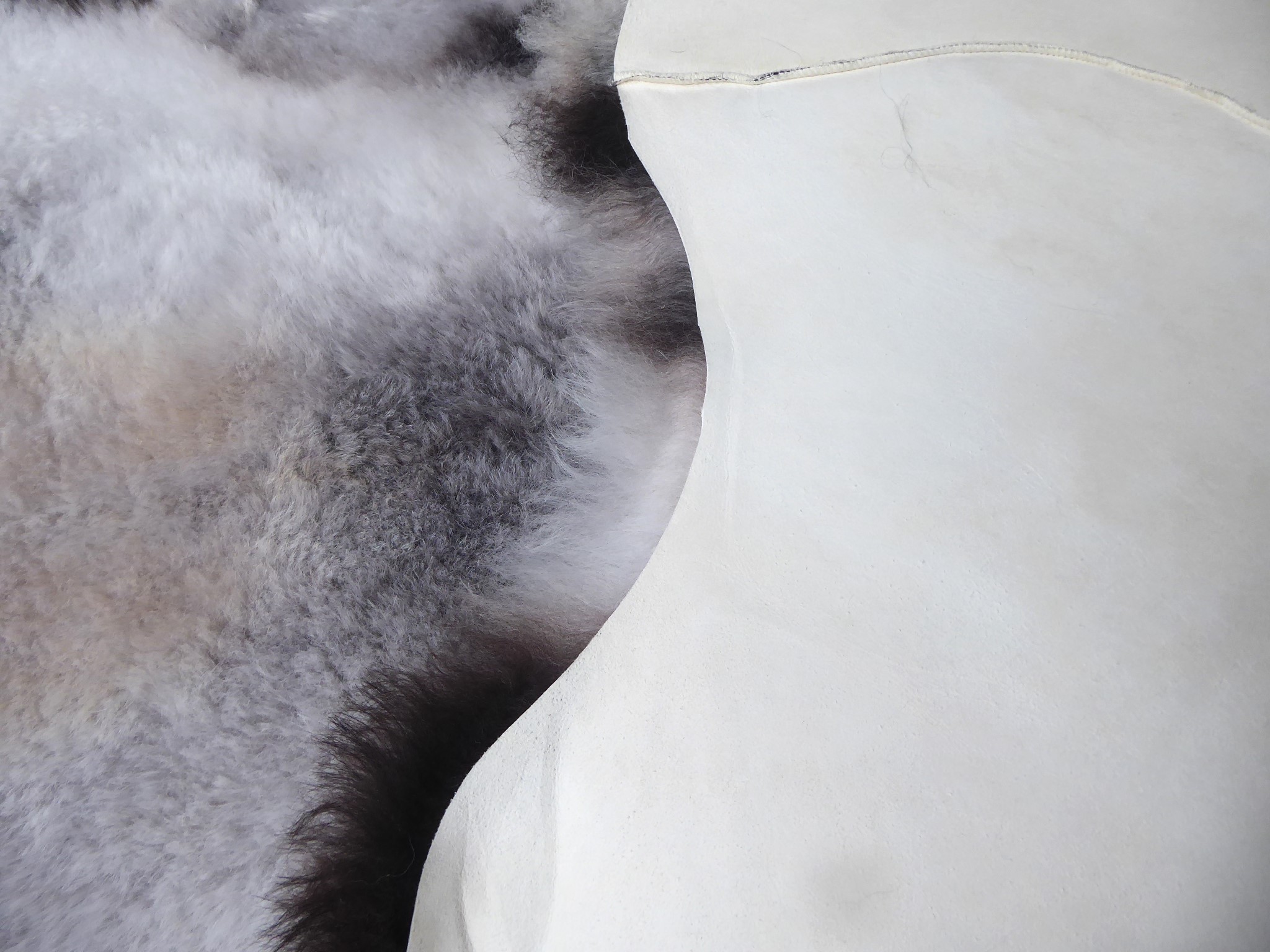 Mélange Shorn Sheepskin Rug, +/- 220 x 220 cm (6)