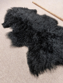 Black Curly Mongolian Sheepskin (2233)