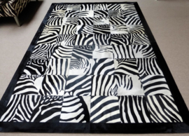 Zebra Patchwork Tapijt, 200 x 290 cm