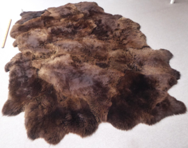 Brown Sheepskin Rug, +/- 220 x 300 cm (9)