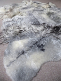 Grey Blizzard Sheepskin Rug, +/- 170 x 230 cm (128)