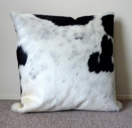 Brown-White Cowhide Cushion (21)