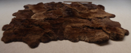 Brown Sheepskin Rug, +/- 200 x 250 cm (35)