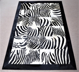 Zebra Patchwork Tapijt, 140 x 200 cm