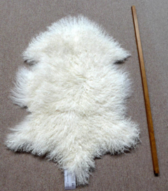 White Curly Mongolian Lambskin (3260)