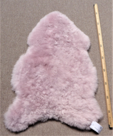 Pale Pink Shorn Sheepskin S (235)