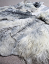 Grey Blizzard Sheepskin Rug, +/- 190 x 220 cm (89)