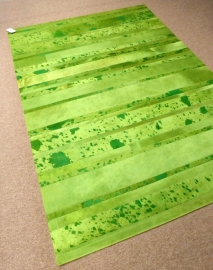 Spotty Patchwork Rug, Green, 140 x 200 cm