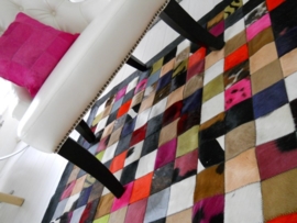 Multicolor  Squares with Border