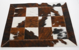 Brown-White Cowhide Placemats