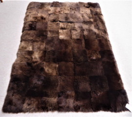 Brown Sheepskin Rug, 140 x 200 cm (40)