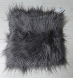 Chair Pad Icelandic Sheepskin, Silver grey, Long wool