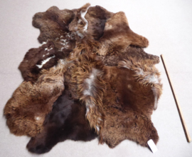 Brown Blizzard Sheepskin Rug, +/- 150 x 200 cm (129)