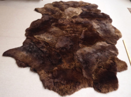 Brown Sheepskin Rug, +/- 200 x 300 cm (27)