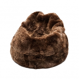 Brown Shorn Sheepskin Bean Bag