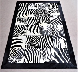 Zebra Patchwork Tapijt, 140 x 200 cm