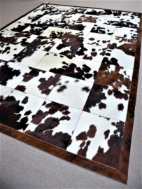 Tri-Colourred Cowhide Rug, 190 x 250 cm