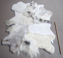 Mélange Blizzard Sheepskin Rug, +/- 140 x 190 cm (130)