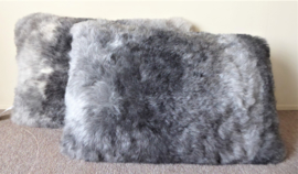 Grey Shorn Sheepskin Cushion (7)